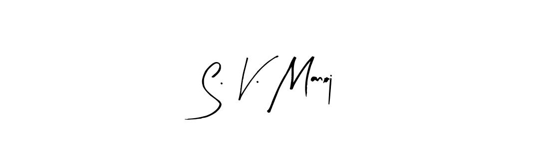 Check out images of Autograph of S. V. Manoj name. Actor S. V. Manoj Signature Style. Arty Signature is a professional sign style online. S. V. Manoj signature style 8 images and pictures png