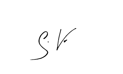 if you are searching for the best signature style for your name S. Vr. so please give up your signature search. here we have designed multiple signature styles  using Arty Signature. S. Vr signature style 8 images and pictures png