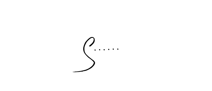 How to make S...... signature? Arty Signature is a professional autograph style. Create handwritten signature for S...... name. S...... signature style 8 images and pictures png