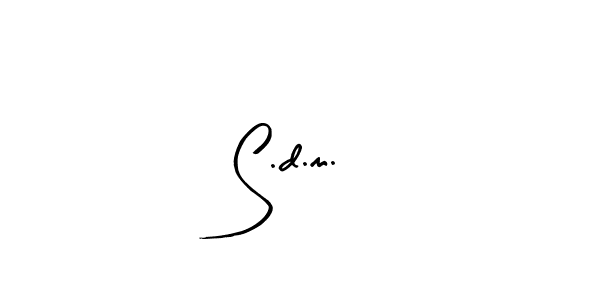 The best way (Arty Signature) to make a short signature is to pick only two or three words in your name. The name S.d.m. include a total of six letters. For converting this name. S.d.m. signature style 8 images and pictures png