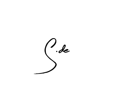 How to make S.de name signature. Use Arty Signature style for creating short signs online. This is the latest handwritten sign. S.de signature style 8 images and pictures png