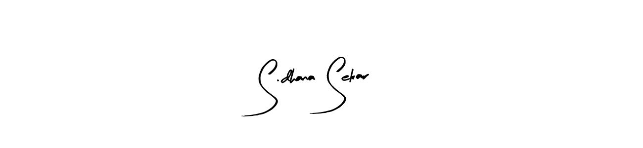 Create a beautiful signature design for name S.dhana Sekar. With this signature (Arty Signature) fonts, you can make a handwritten signature for free. S.dhana Sekar signature style 8 images and pictures png