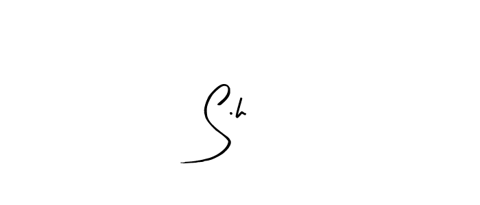 if you are searching for the best signature style for your name S.h ♡. so please give up your signature search. here we have designed multiple signature styles  using Arty Signature. S.h ♡ signature style 8 images and pictures png