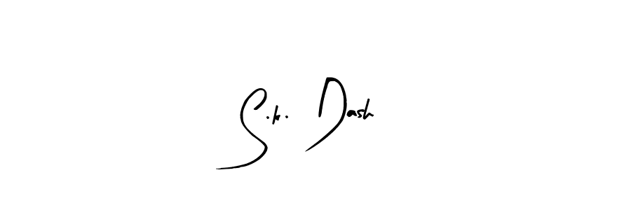 The best way (Arty Signature) to make a short signature is to pick only two or three words in your name. The name S.k. Dash include a total of six letters. For converting this name. S.k. Dash signature style 8 images and pictures png