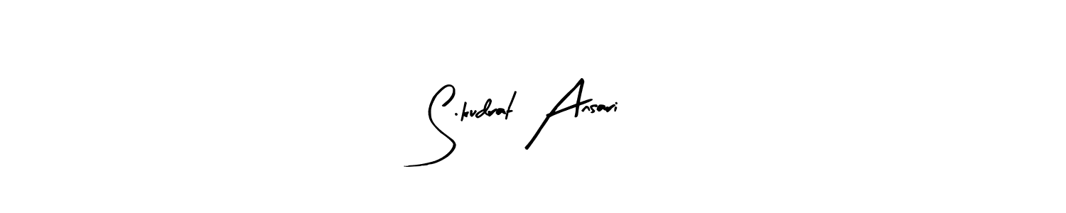 Make a short S.kudrat Ansari signature style. Manage your documents anywhere anytime using Arty Signature. Create and add eSignatures, submit forms, share and send files easily. S.kudrat Ansari signature style 8 images and pictures png