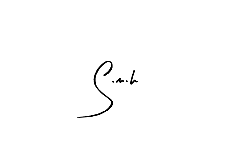 Once you've used our free online signature maker to create your best signature Arty Signature style, it's time to enjoy all of the benefits that S.m.h name signing documents. S.m.h signature style 8 images and pictures png