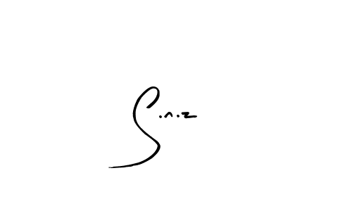 Once you've used our free online signature maker to create your best signature Arty Signature style, it's time to enjoy all of the benefits that S.n.z name signing documents. S.n.z signature style 8 images and pictures png