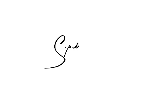 Design your own signature with our free online signature maker. With this signature software, you can create a handwritten (Arty Signature) signature for name S.p.b. S.p.b signature style 8 images and pictures png