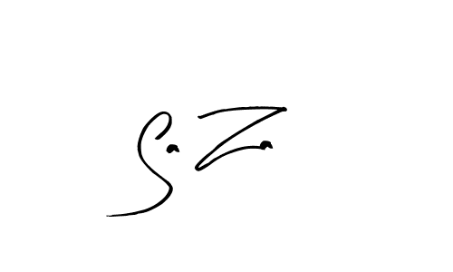 Use a signature maker to create a handwritten signature online. With this signature software, you can design (Arty Signature) your own signature for name Sa Za. Sa Za signature style 8 images and pictures png