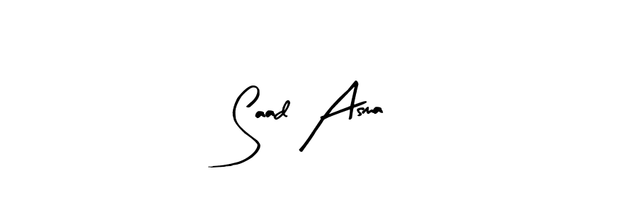 How to Draw Saad Asma signature style? Arty Signature is a latest design signature styles for name Saad Asma. Saad Asma signature style 8 images and pictures png