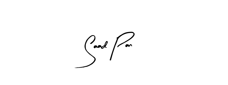 How to make Saad Pan signature? Arty Signature is a professional autograph style. Create handwritten signature for Saad Pan name. Saad Pan signature style 8 images and pictures png