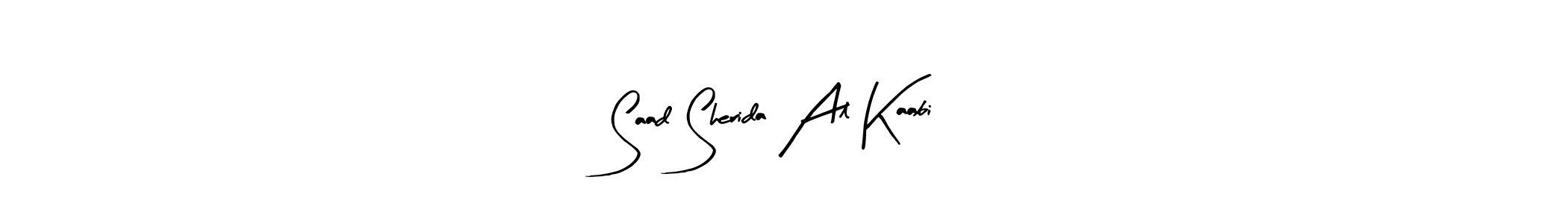 Saad Sherida Al Kaabi stylish signature style. Best Handwritten Sign (Arty Signature) for my name. Handwritten Signature Collection Ideas for my name Saad Sherida Al Kaabi. Saad Sherida Al Kaabi signature style 8 images and pictures png