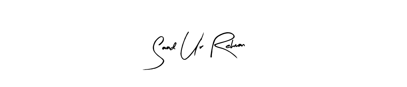 Saad Ur Rehman stylish signature style. Best Handwritten Sign (Arty Signature) for my name. Handwritten Signature Collection Ideas for my name Saad Ur Rehman. Saad Ur Rehman signature style 8 images and pictures png