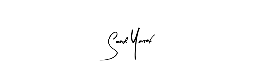 Saad Yousaf stylish signature style. Best Handwritten Sign (Arty Signature) for my name. Handwritten Signature Collection Ideas for my name Saad Yousaf. Saad Yousaf signature style 8 images and pictures png