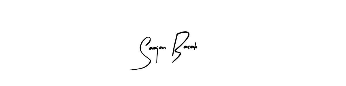 Also we have Saajan Basak name is the best signature style. Create professional handwritten signature collection using Arty Signature autograph style. Saajan Basak signature style 8 images and pictures png