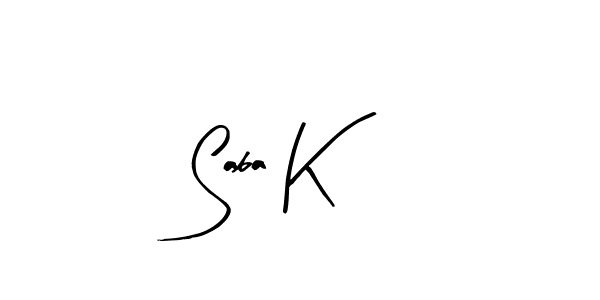 Saba K stylish signature style. Best Handwritten Sign (Arty Signature) for my name. Handwritten Signature Collection Ideas for my name Saba K. Saba K signature style 8 images and pictures png