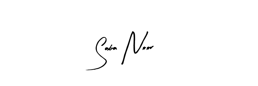 if you are searching for the best signature style for your name Saba Noor. so please give up your signature search. here we have designed multiple signature styles  using Arty Signature. Saba Noor signature style 8 images and pictures png