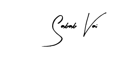 Once you've used our free online signature maker to create your best signature Arty Signature style, it's time to enjoy signing your documents with Sabab Vai name. Sabab Vai signature style 8 images and pictures png