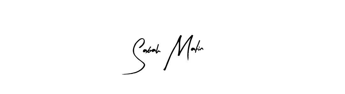 You should practise on your own different ways (Arty Signature) to write your name (Sabah Matin) in signature. don't let someone else do it for you. Sabah Matin signature style 8 images and pictures png