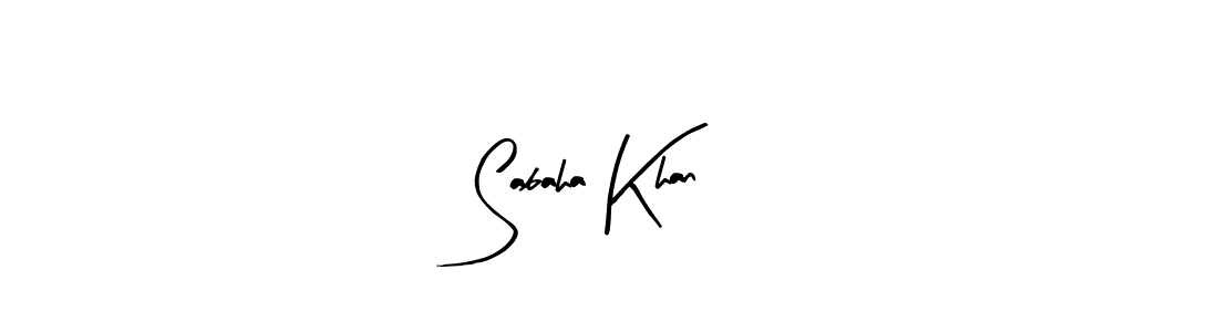 Use a signature maker to create a handwritten signature online. With this signature software, you can design (Arty Signature) your own signature for name Sabaha Khan. Sabaha Khan signature style 8 images and pictures png
