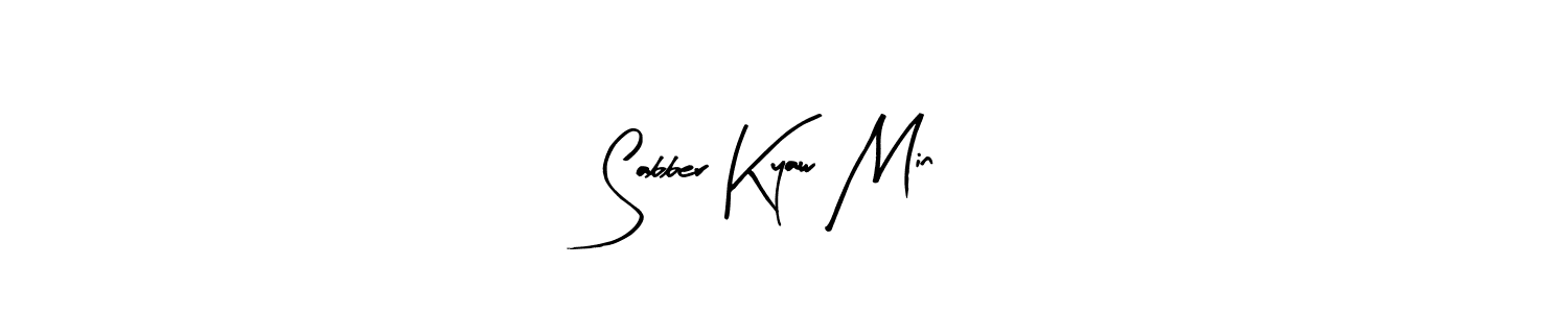 You can use this online signature creator to create a handwritten signature for the name Sabber Kyaw Min. This is the best online autograph maker. Sabber Kyaw Min signature style 8 images and pictures png