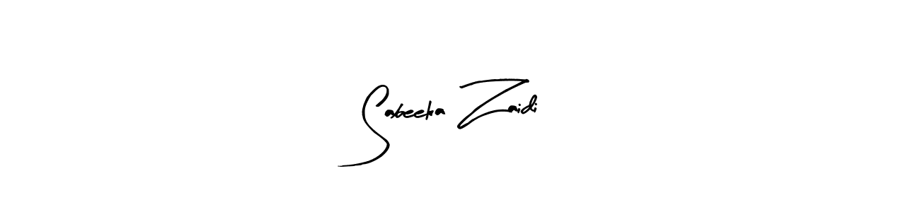 This is the best signature style for the Sabeeka Zaidi name. Also you like these signature font (Arty Signature). Mix name signature. Sabeeka Zaidi signature style 8 images and pictures png