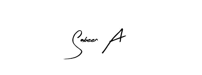 Similarly Arty Signature is the best handwritten signature design. Signature creator online .You can use it as an online autograph creator for name Sabeen A. Sabeen A signature style 8 images and pictures png