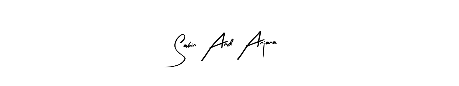 It looks lik you need a new signature style for name Sabin And Anjana. Design unique handwritten (Arty Signature) signature with our free signature maker in just a few clicks. Sabin And Anjana signature style 8 images and pictures png