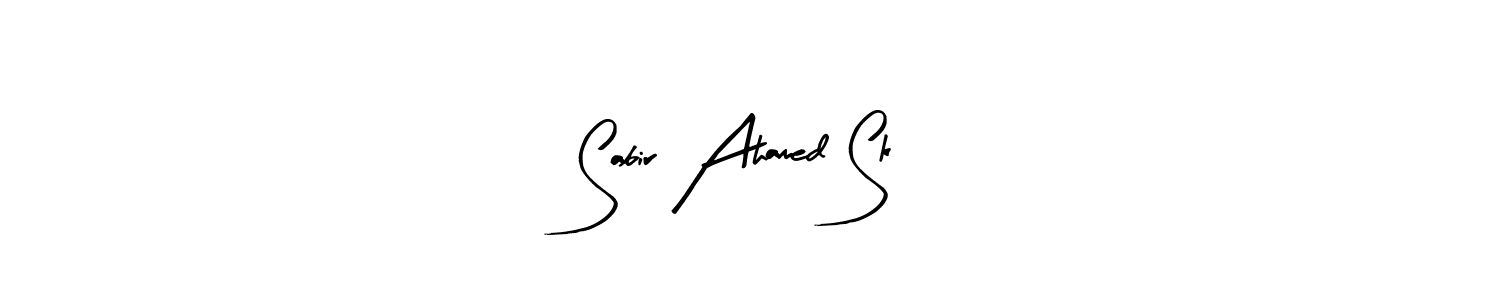 Also You can easily find your signature by using the search form. We will create Sabir Ahamed Sk name handwritten signature images for you free of cost using Arty Signature sign style. Sabir Ahamed Sk signature style 8 images and pictures png