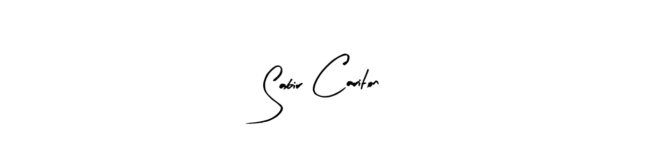 The best way (Arty Signature) to make a short signature is to pick only two or three words in your name. The name Sabir Cariton include a total of six letters. For converting this name. Sabir Cariton signature style 8 images and pictures png