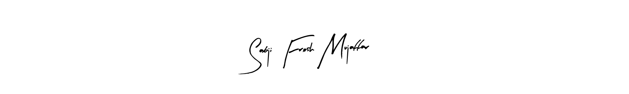 How to Draw Sabji Frosh Mujaffar signature style? Arty Signature is a latest design signature styles for name Sabji Frosh Mujaffar. Sabji Frosh Mujaffar signature style 8 images and pictures png