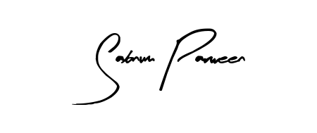 Make a beautiful signature design for name Sabnum Parween. Use this online signature maker to create a handwritten signature for free. Sabnum Parween signature style 8 images and pictures png