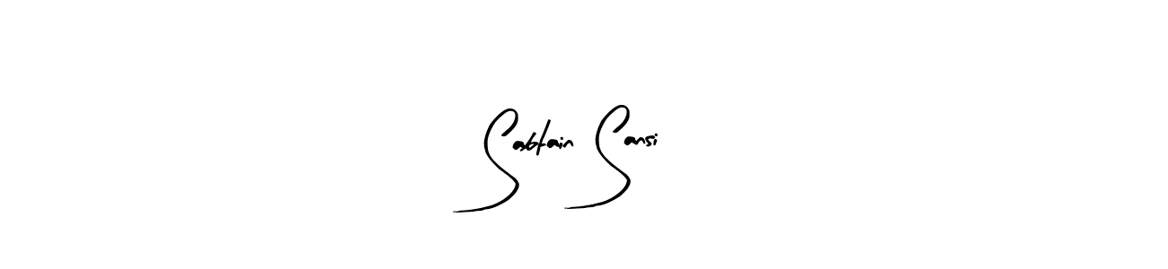 if you are searching for the best signature style for your name Sabtain Sansi. so please give up your signature search. here we have designed multiple signature styles  using Arty Signature. Sabtain Sansi signature style 8 images and pictures png