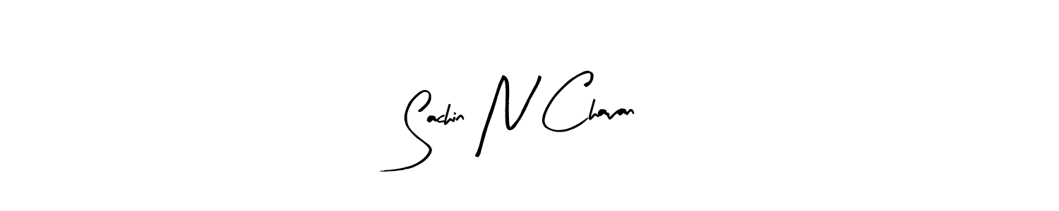 It looks lik you need a new signature style for name Sachin N Chavan. Design unique handwritten (Arty Signature) signature with our free signature maker in just a few clicks. Sachin N Chavan signature style 8 images and pictures png