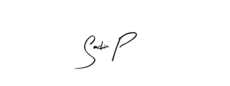 Arty Signature is a professional signature style that is perfect for those who want to add a touch of class to their signature. It is also a great choice for those who want to make their signature more unique. Get Sachin P name to fancy signature for free. Sachin P signature style 8 images and pictures png