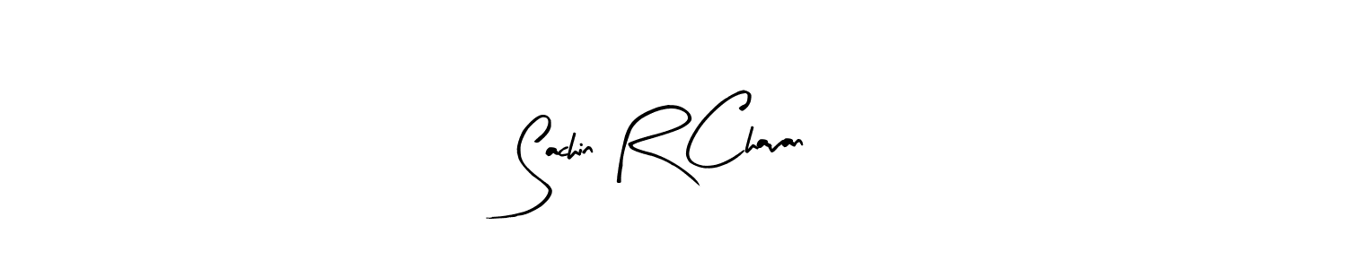 Design your own signature with our free online signature maker. With this signature software, you can create a handwritten (Arty Signature) signature for name Sachin R Chavan. Sachin R Chavan signature style 8 images and pictures png