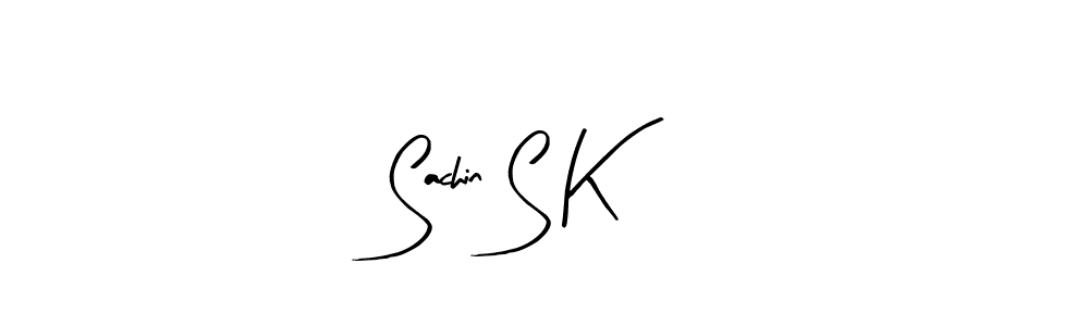 if you are searching for the best signature style for your name Sachin S K. so please give up your signature search. here we have designed multiple signature styles  using Arty Signature. Sachin S K signature style 8 images and pictures png