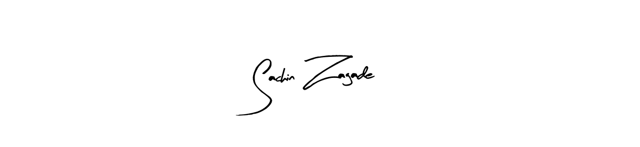 Also we have Sachin Zagade name is the best signature style. Create professional handwritten signature collection using Arty Signature autograph style. Sachin Zagade signature style 8 images and pictures png