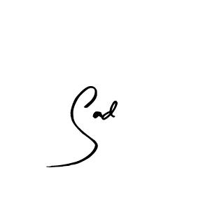 Use a signature maker to create a handwritten signature online. With this signature software, you can design (Arty Signature) your own signature for name Sad. Sad signature style 8 images and pictures png