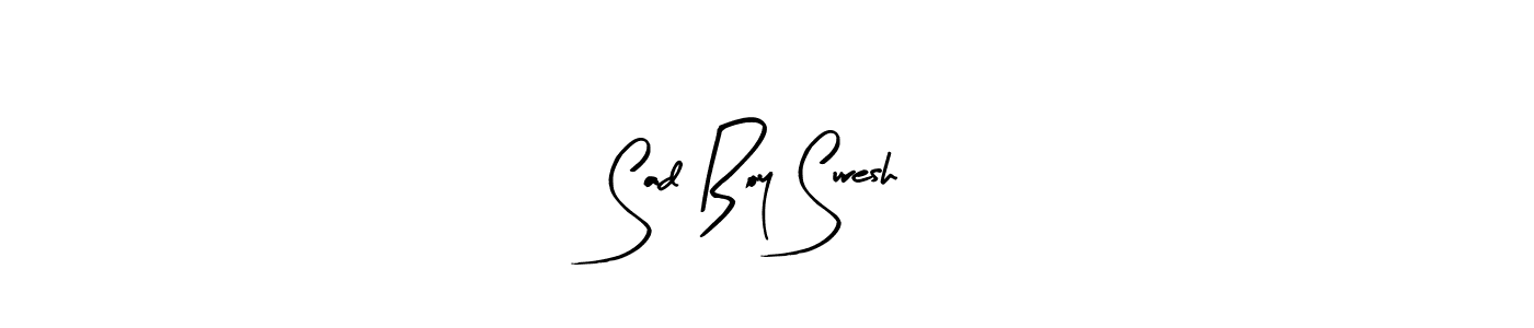 It looks lik you need a new signature style for name Sad Boy Suresh. Design unique handwritten (Arty Signature) signature with our free signature maker in just a few clicks. Sad Boy Suresh signature style 8 images and pictures png