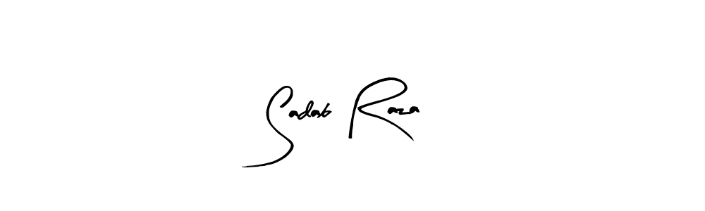 Make a short Sadab Raza signature style. Manage your documents anywhere anytime using Arty Signature. Create and add eSignatures, submit forms, share and send files easily. Sadab Raza signature style 8 images and pictures png