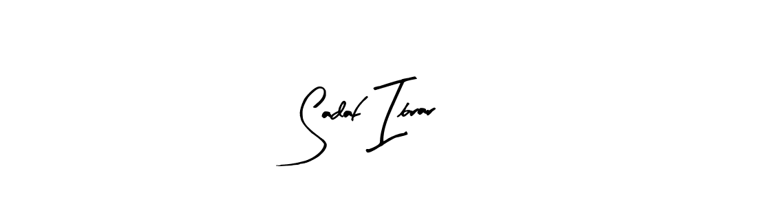 The best way (Arty Signature) to make a short signature is to pick only two or three words in your name. The name Sadaf Ibrar include a total of six letters. For converting this name. Sadaf Ibrar signature style 8 images and pictures png