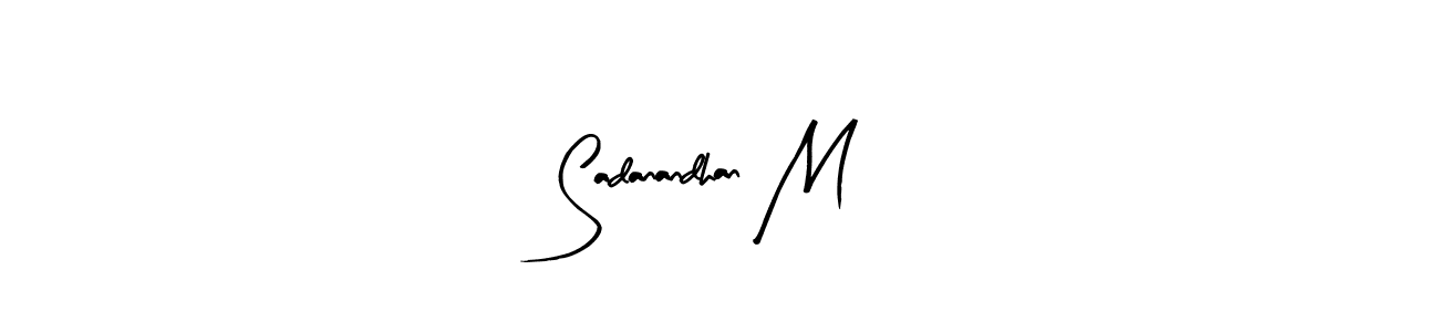 Also You can easily find your signature by using the search form. We will create Sadanandhan M name handwritten signature images for you free of cost using Arty Signature sign style. Sadanandhan M signature style 8 images and pictures png