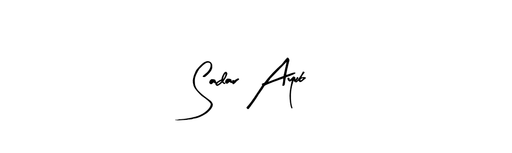 How to Draw Sadar Ayub signature style? Arty Signature is a latest design signature styles for name Sadar Ayub. Sadar Ayub signature style 8 images and pictures png