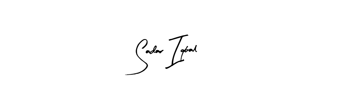 It looks lik you need a new signature style for name Sadar Iqbal. Design unique handwritten (Arty Signature) signature with our free signature maker in just a few clicks. Sadar Iqbal signature style 8 images and pictures png