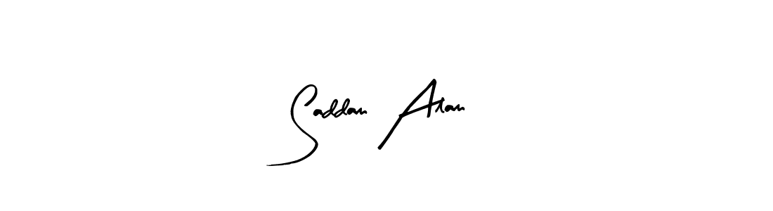 It looks lik you need a new signature style for name Saddam Alam. Design unique handwritten (Arty Signature) signature with our free signature maker in just a few clicks. Saddam Alam signature style 8 images and pictures png