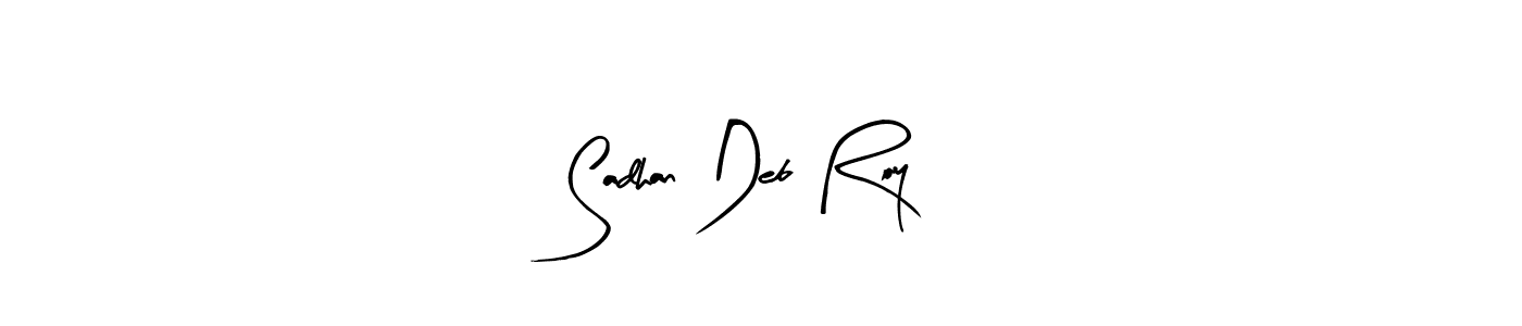 Make a beautiful signature design for name Sadhan Deb Roy. Use this online signature maker to create a handwritten signature for free. Sadhan Deb Roy signature style 8 images and pictures png