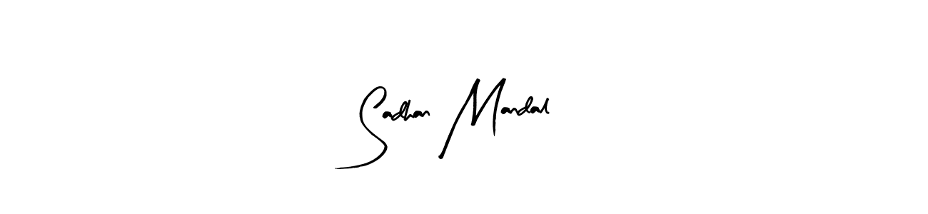Make a beautiful signature design for name Sadhan Mandal. Use this online signature maker to create a handwritten signature for free. Sadhan Mandal signature style 8 images and pictures png