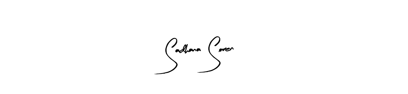 Make a beautiful signature design for name Sadhana Soren. Use this online signature maker to create a handwritten signature for free. Sadhana Soren signature style 8 images and pictures png