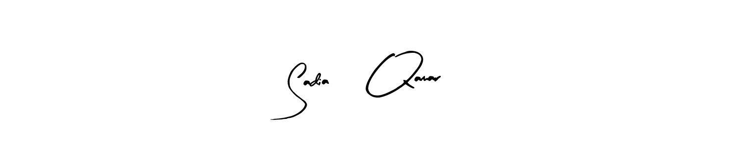 You should practise on your own different ways (Arty Signature) to write your name (Sadia ♡ Qamar) in signature. don't let someone else do it for you. Sadia ♡ Qamar signature style 8 images and pictures png